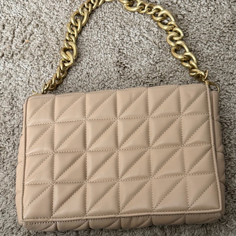 Zara Quilted Bag with chain strap